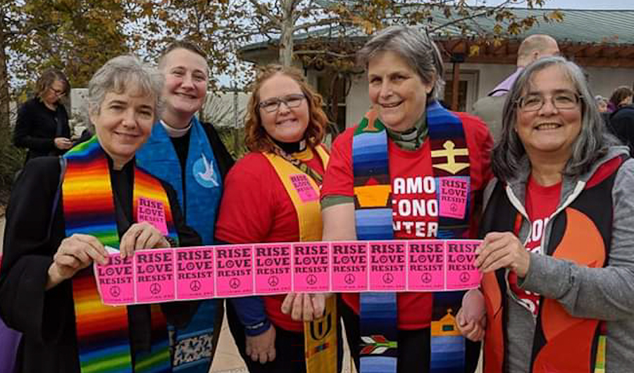 Clergy at UFSC border protest